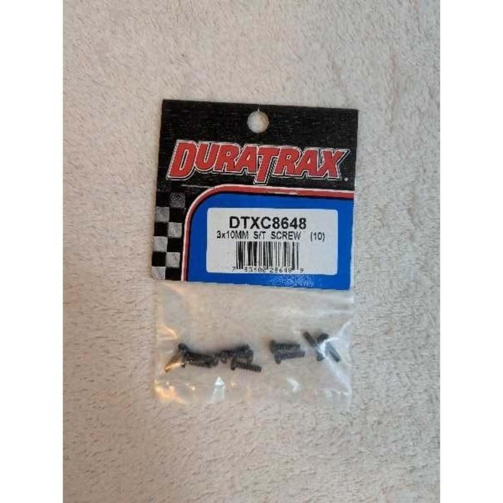 Duratrax DTXC8648 3x10MM S/T SCREW (10) RC Car Parts